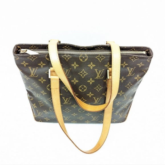 Bundle Authentic Louis Vuitton Cabas Piano monogram Tote shoulder Bag and wallet - Picture 4 of 16